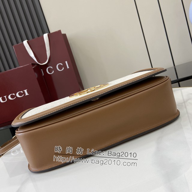 Gucci專櫃古馳最新款Blondie系列中號手提包原廠皮肩背女包 jh2129型號：815719